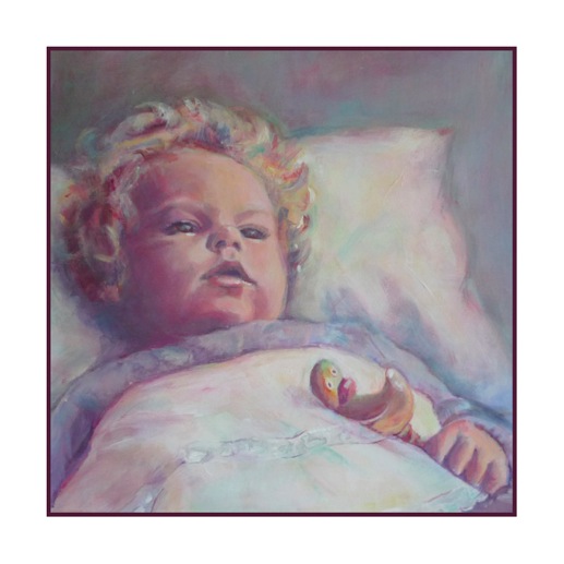 portret-schilderij - Eize door lida meines